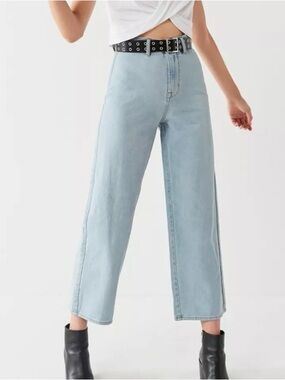 BDG Light Blue High-Rise Wide Leg Jeans